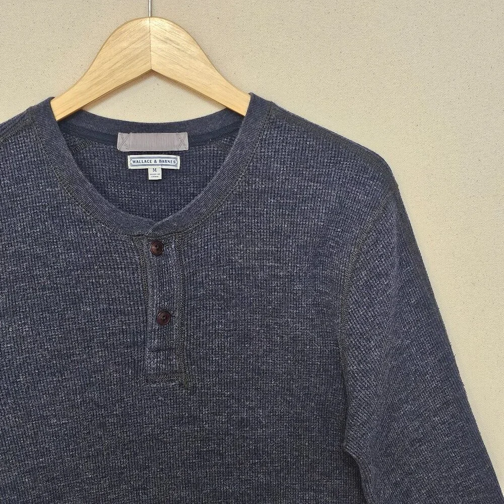 Wallace & Barnes Waffle Knit Henley M